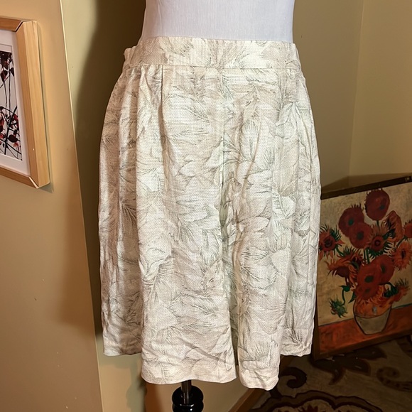 Vtg ALFRED DUNNER Size 16W Mid-wgt High Flexible Knit Pocket Flowing Long Short - Picture 1 of 15